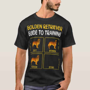 T-shirt Golden Retriever Guide Pour L'Entraînement Obedie