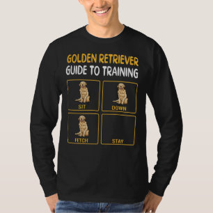 T-shirt Golden Retriever Guide Pour L'Entraînement Obedien