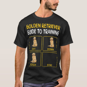 T-shirt Golden Retriever Guide Pour L'Entraînement Obedien