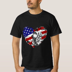 T-shirt Golden Retriever Heart
