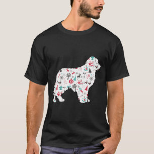 T-shirt Golden Retriever Joyeux Pyjama de Noël Hommes Femm