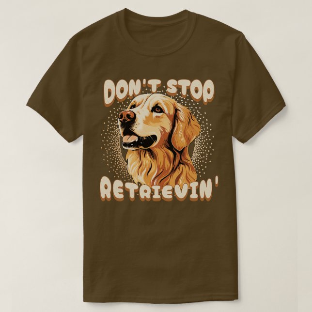 T-shirt Golden Retriever Love (Design devant)