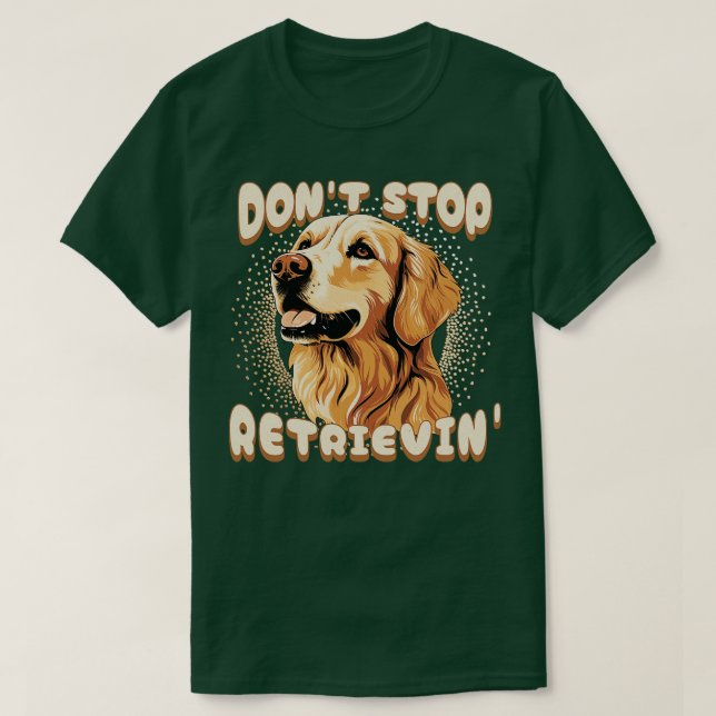 T-shirt Golden Retriever Love (Design devant)