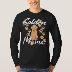 T-shirt Golden Retriever Mama Lab Chiens De Laboratoire Po