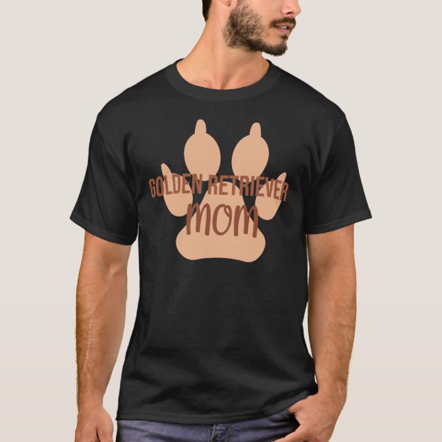 T-shirt Golden Retriever Maman Chiens du Labrador (Devant)