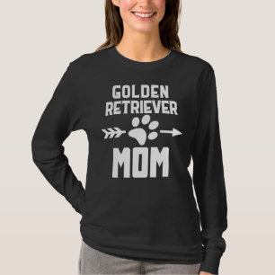T-shirt Golden Retriever Maman Paw Flèche