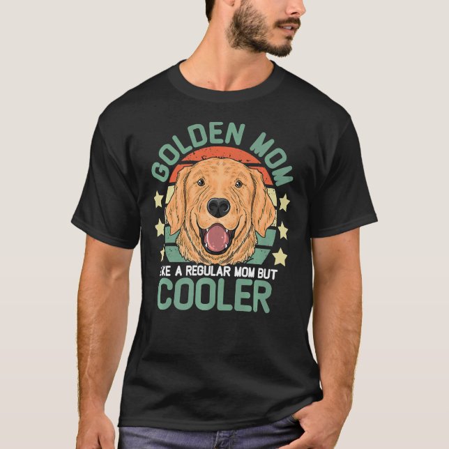 T-shirt Golden Retriever Maman pour femmes mère chien anim (Devant)