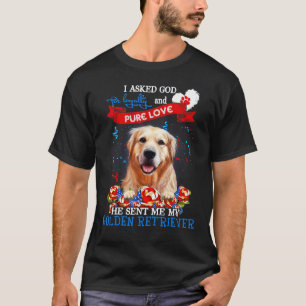 T-shirt Golden Retriever Meilleur Ami Pour La Vie J'ai Dem