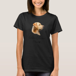 T-shirt Golden Retriever Mom mignon chiot propriétaire de 