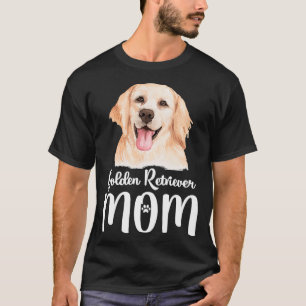 T-shirt Golden Retriever Mom Puppy Amoureux des chiens fem