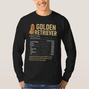 T-shirt Golden Retriever Nutrition Facts - Canine Lover Do