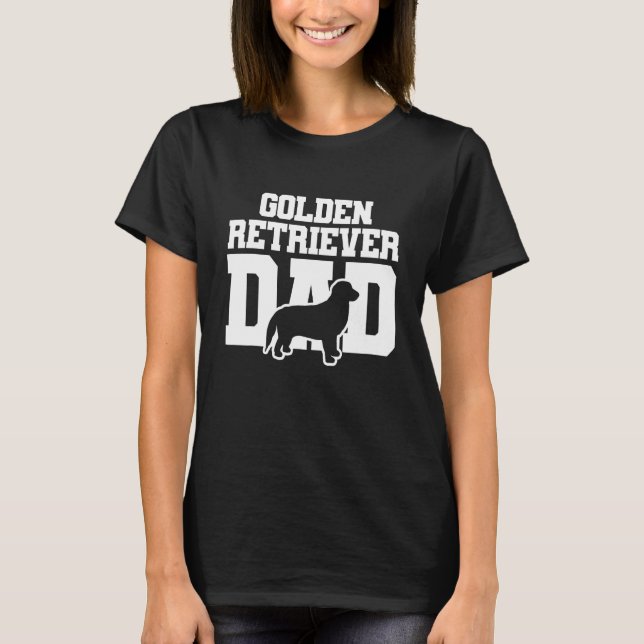 T-shirt Golden Retriever Papa (Devant)