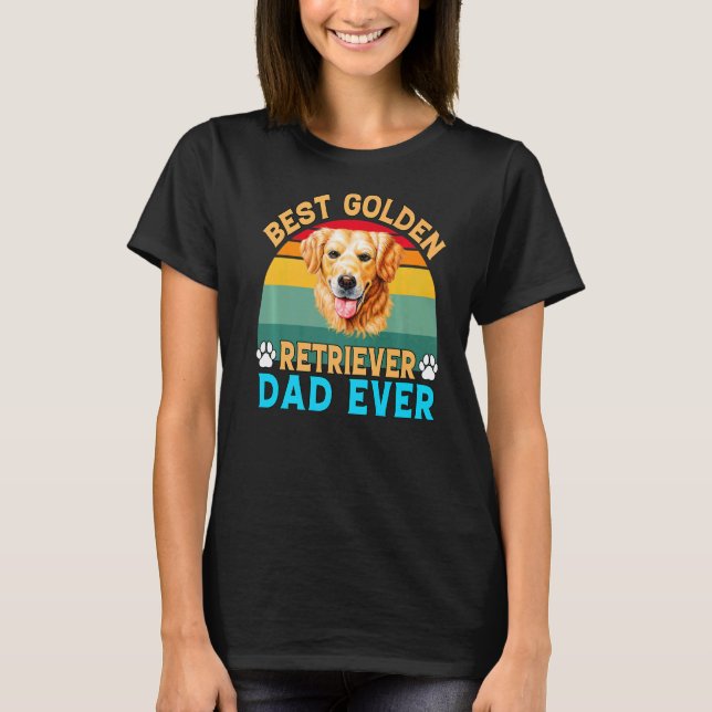 T-shirt Golden Retriever Propriétaire d'animal de compagni (Devant)