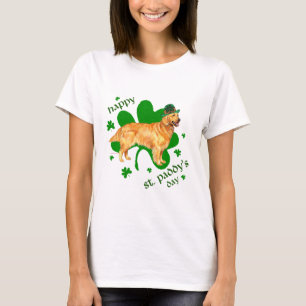 T-shirt Golden Retriever St Patrick's Day