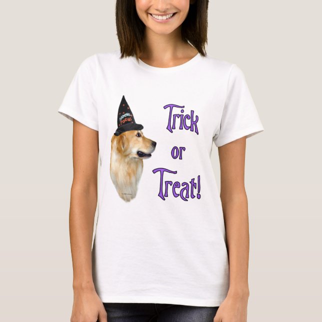 T-shirt Golden Retriever Trick (Devant)