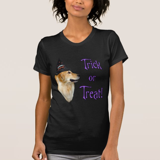 T-shirt Golden Retriever Trick (Devant)