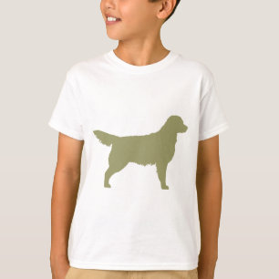T-shirt Golden retriever (vert sauge)