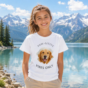 T-shirt Golden Retriever Vibrations Positives Seulement Ph