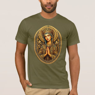 T-shirt Golden Revergence Vierge Marie