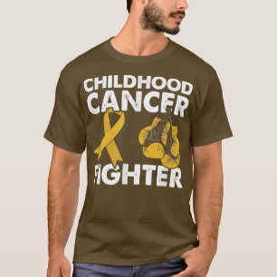 T-shirt Golden Ribbon Gants de boxe Cancer de l'enfance lu
