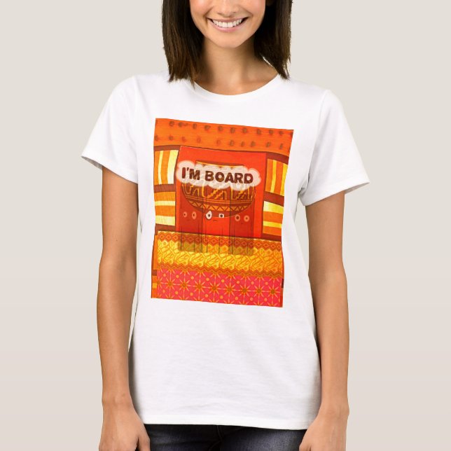 T-shirt Golden Rouge Africain couleurs traditionnelles Amu (Devant)