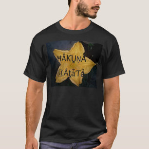 T-shirt Golden Star Hakuna Matata