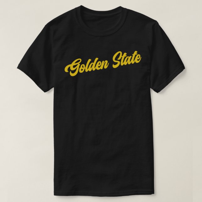 T-shirt Golden State Retro Golden State Warriors (Design devant)