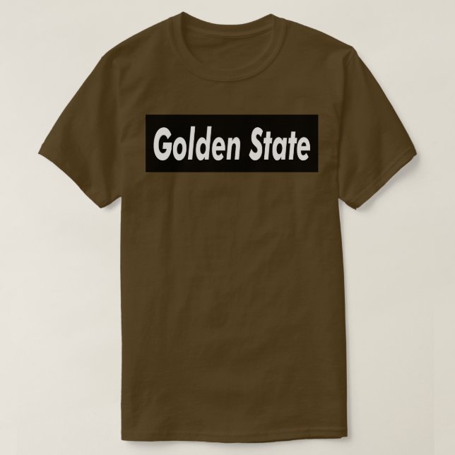 T-shirt Golden State Viande Brown (Design devant)