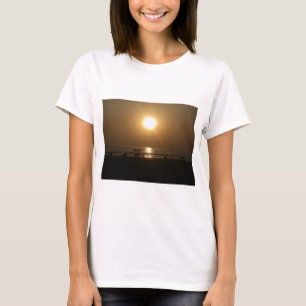 T-shirt Golden Summer Sunset Réflexion sur la plage