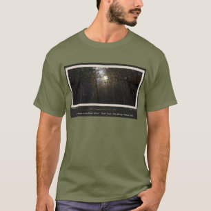 T-shirt Golden Sunrise Winter Forest