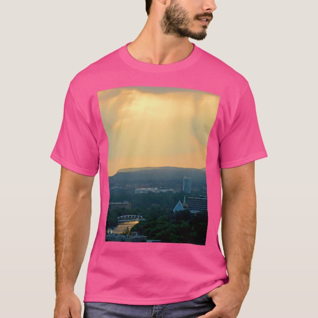 T-shirt Golden Sunset Active (Devant)