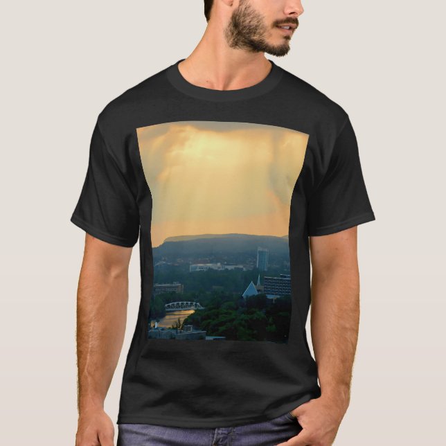 T-shirt Golden Sunset Active (Devant)