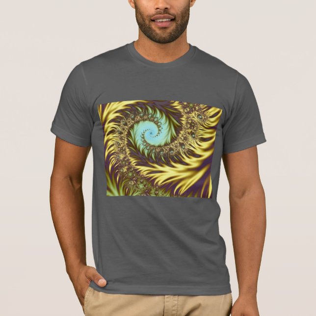 T-shirt Golden Swirls (Devant)