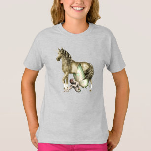 T-shirt Golden Unicorn & Shy Fairy