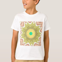 Golden Yellow African ethnie tribale motif Art