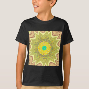 T-shirt Golden Yellow African ethnie tribale motif Art
