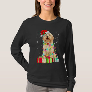 T-shirt Goldendoodle Arbre de Noël Sweater de Noël Animale