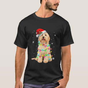 T-shirt Goldendoodle Chien Arbre Chandail de Noël Xmas Pe