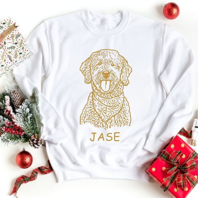T-shirt Goldendoodle Chien Dessin Personnalisé À La Main (Créateur téléchargé)