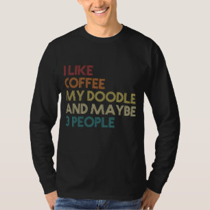 T-shirt Goldendoodle Chien Propriétaire Café Amateurs Cade