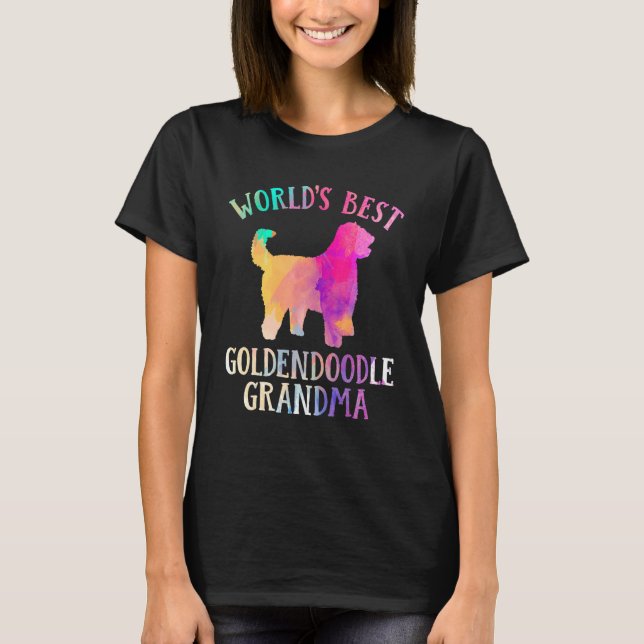 T-shirt Goldendoodle Dog  Worldu2019s Best Golden Doodle G (Devant)
