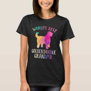 T-shirt Goldendoodle Dog Worldu2019s Meilleur Doodle D'Or 