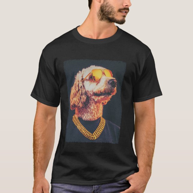 T-shirt Goldendoodle drôle (Devant)