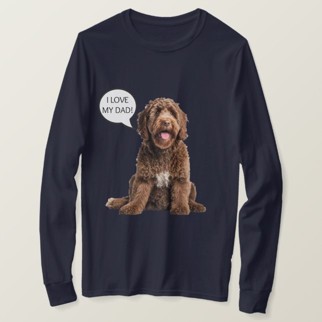 T-shirt Goldendoodle Labradoodle Chien Papa cadeau Amoureu (Design devant)