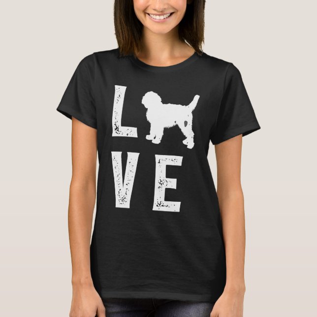 T-shirt Goldendoodle Love (Devant)