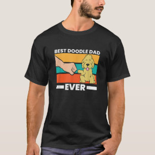 T-shirt Goldendoodle Papa meilleur Doodle Papa Jamais