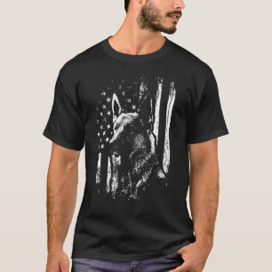 T-shirt Goldendoodle Usa Drapeau Poche mignonne Chien Anim
