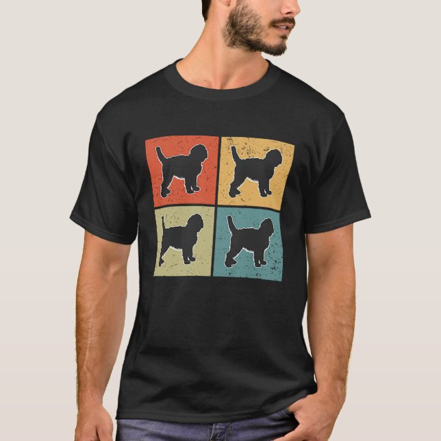 T-shirt Goldendoodle Vintage  2 (Devant)