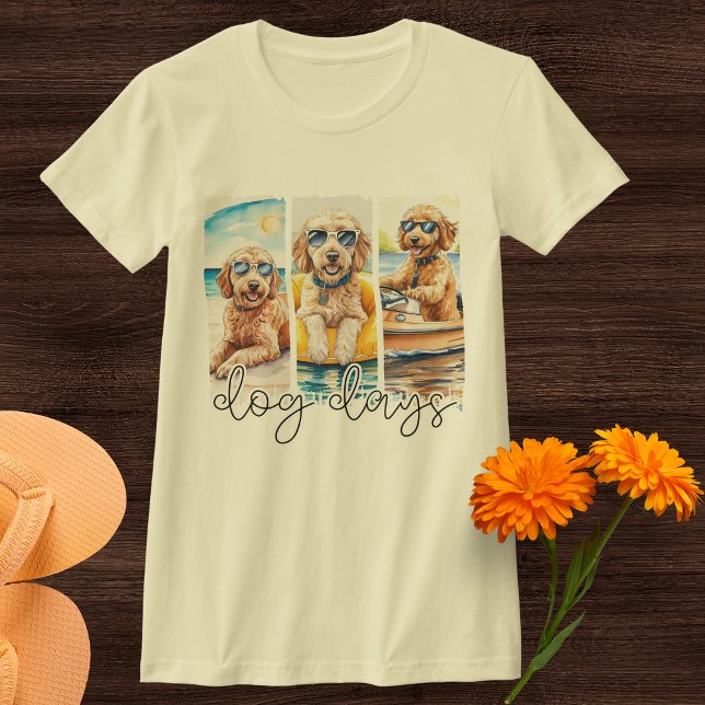 T-shirt Goldendoodles en Lunettes de soleil Chien Jours d' (Créateur téléchargé)