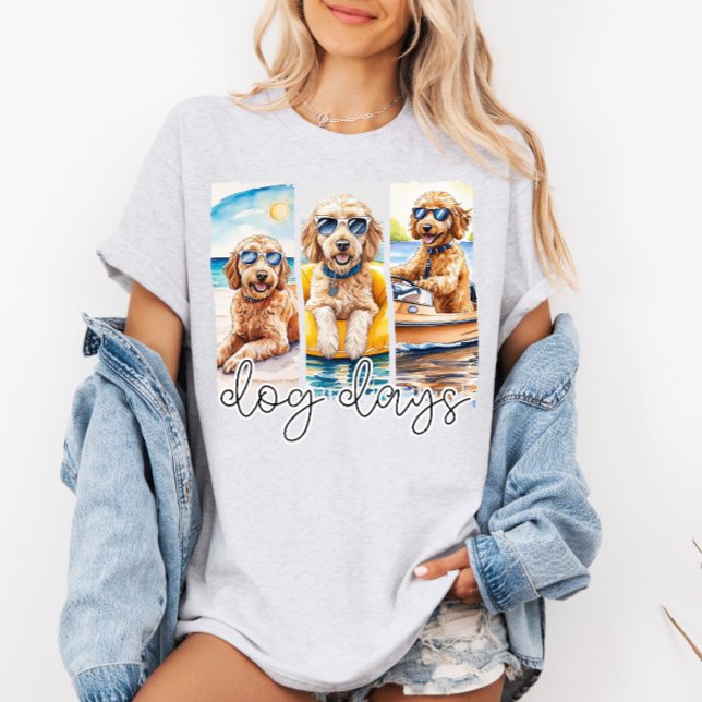 T-shirt Goldendoodles en Lunettes de soleil Chien Jours d' (Créateur téléchargé)